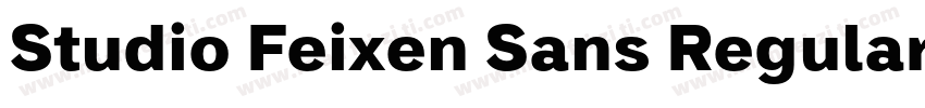 Studio Feixen Sans Regular字体转换